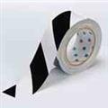 Brady 104319 2 In X 100 Ft B514 Bk/wt Floor Tape