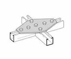 Cooper B-line B334ZN Cooper B-Line  Cross Gusset Plate