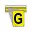Brady 3400-G 34 Series Number & Letter Card Turkiye