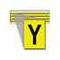 Brady 3400-Y 34 Series Number & Letter Card Turkiye