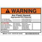 Brady 121079 B7569 4x6 Bk/or/rd/wt 5/pk Arc Flash Lbl Turkiye