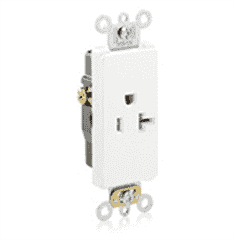 Leviton 16351-W 20A Decora Single Receptacle Turkiye