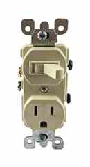 Leviton 5225-I Combination Toggle Switch / Duplex Receptacle Turkiye