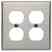 Leviton 84016 Duplex Wallplate Turkiye