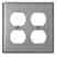 Leviton 84016-40 Duplex Wallplate Turkiye