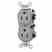 Leviton 5262-IGG Igg Hg Dup 15a Turkiye