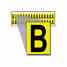 Brady 1520-B 15 Series Number & Letter Card Turkiye