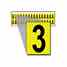 Brady 1520-3 15 Series Number & Letter Card Turkiye