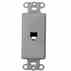 Leviton 40649-GY Gray Decora Insert Flush Mount Turkiye