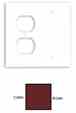 Leviton 85008 Combo Wallplate Turkiye
