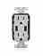 Leviton T5632-GY Receptacle / USB Charger Combo Turkiye