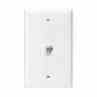 Leviton C5256-W White 75 Ohm Wallplate Turkiye