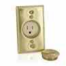 Leviton T5250-B Single Receptacle Turkiye