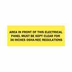 Brady 84949 Electrical Hazard Sign Turkiye
