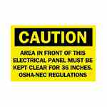 Brady 84827 Electrical Hazard Sign Turkiye