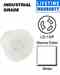 Leviton 4715-C Flanged Outlet Turkiye
