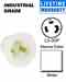 Leviton 2615 Locking Flanged Inlet Turkiye