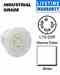 Leviton 2426 Locking Flanged Outlet Turkiye