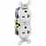 Leviton 5822-W 20A Duplex Receptacle Turkiye