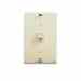 Leviton C0253-W White Surface Mount Wall Phone Plate Turkiye