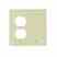 Leviton N138-I Combo Wallplate Turkiye