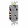 Leviton 16342-GY 20A Decora Duplex Receptacle Turkiye