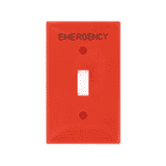 Leviton 80701-RE Toggle Wallplate Turkiye