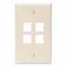 Leviton 41080-4BP Brown Wallplate Box Mount 4 Turkiye