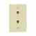 Leviton C0254-I 6p4c Duplx Wallplate Iv Turkiye
