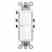 Leviton 5627-W Combination Decora Rocker Switch Turkiye