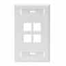 Leviton 42080-4WS Quickport Wallplate Turkiye