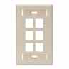 Leviton 42080-6IS Wallplate 6 Turkiye