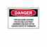 Brady 40692 Electrical Hazard Sign Turkiye