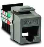 Leviton 5G108-RG5 Gray Category 5e Snap in Connector Turkiye