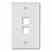 Leviton 40702-BW W/plt 2 Turkiye