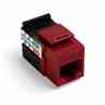 Leviton 5G108-RR5 Red Category 5e Snap in Connector Turkiye
