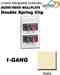 Leviton 40952-2PI W/plt 2 Clip Spkr Ivory Turkiye