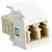 Leviton 41085-MLW Adpt Qp Lc Beige/white Turkiye