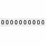 Brady 9713-0 97 Series Number & Letter Card Turkiye