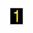 Brady 5905-1 lite Reflective Numbers & Letters Turkiye