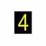 Brady 5905-4 lite Reflective Numbers & Letters Turkiye
