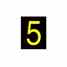 Brady 5905-5 lite Reflective Numbers & Letters Turkiye