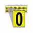 Brady 1520-0 15 Series Number & Letter Card Turkiye