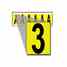 Brady 3450-3 34 Series Number & Letter Card Turkiye
