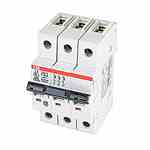Abb S203U-K20 ABB  Mini Circuit Breaker 3 Pole K 20 Amp 240 Bcpd Turkiye