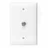 Leviton 40539-MW White Midsize Video Wall Jack Turkiye