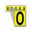 Brady 3460-O 34 Series Number & Letter Card Turkiye