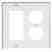 Leviton 80455-T Comb Wallplate Turkiye