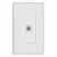 Leviton 80381-W CATV Jack Decora Adapter Turkiye