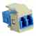 Leviton 41085-SLI Adpt Qp Lc Blue/ivory Turkiye